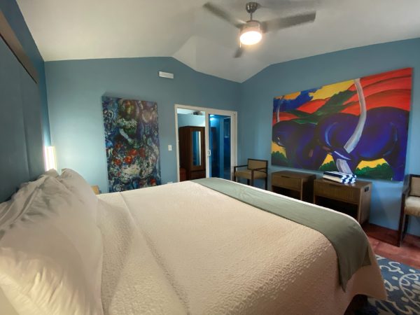 Ocean view room at Old Crow Boutique Hotel in Vieques