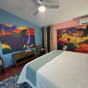 Exterior view of Old Crow Boutique Hotel in Vieques, Puerto Rico